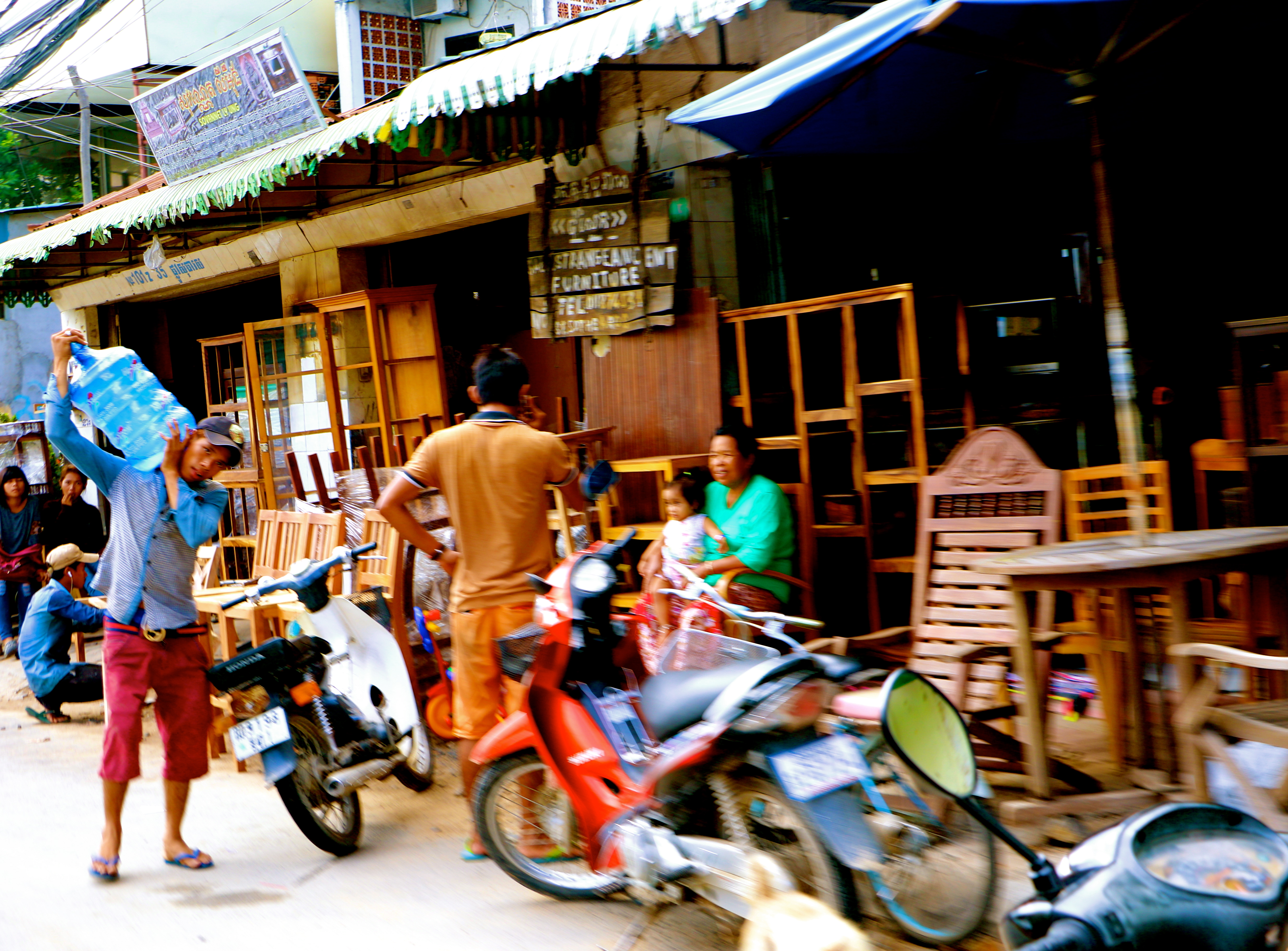 Sidewalks of Phnom Penh